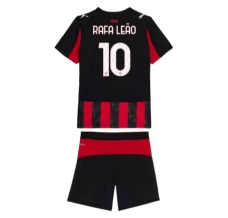 Maglia AC Milan Rafa Leão 10 Bambino Divisa Prima 2025/26 Maglia AC Milan Rafa Leão 10 Bambino Divisa Prima 2025/26