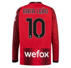 Maglia AC Milan Rafa Leao 10 Divisa Prima 2023/24 Manica Lunga