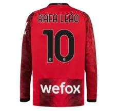 Maglia AC Milan Rafa Leao 10 Divisa Prima 2023/24 Manica Lunga Maglia AC Milan Rafa Leao 10 Divisa Prima 2023/24 Manica Lunga