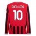 Maglia AC Milan Rafa Leão 10 Divisa Prima 2024/25 Manica Lunga