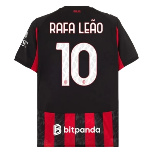 Maglia AC Milan Rafa Leão 10 Divisa Prima 2025/26 Maglia AC Milan Rafa Leão 10 Divisa Prima 2025/26