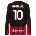 Maglia AC Milan Rafa Leão 10 Divisa Prima 2025/26 Manica Lunga