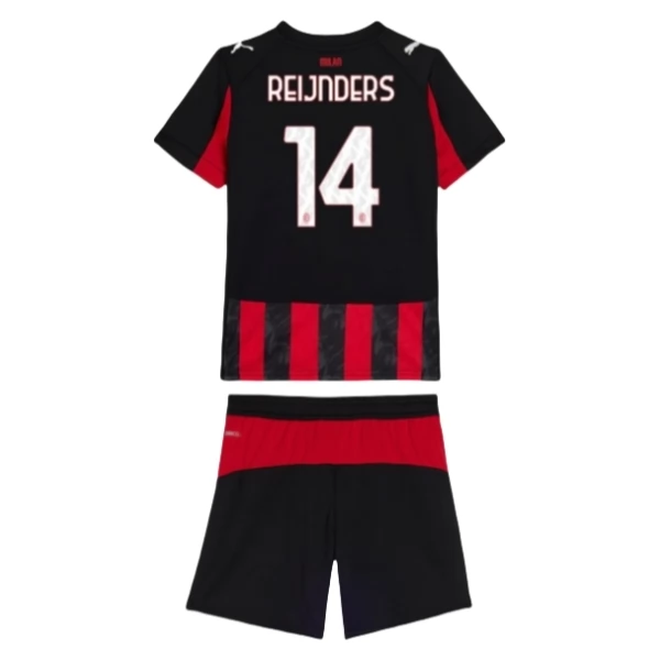 Maglia AC Milan Reijnders 14 Bambino Divisa Prima 2025/26 Maglia AC Milan Reijnders 14 Bambino Divisa Prima 2025/26