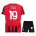 Maglia AC Milan Theo 19 Bambino Divisa Prima 2024/25