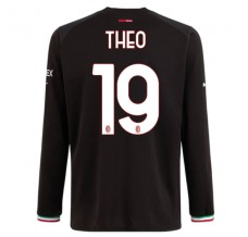 Maglia AC Milan Theo 19 Divisa Prima 2022/23 Manica Lunga