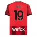 Maglia AC Milan Theo 19 Divisa Prima 2023/24 Maglia AC Milan Theo 19 Divisa Prima 2023/24