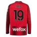 Maglia AC Milan Theo 19 Divisa Prima 2023/24 Manica Lunga Maglia AC Milan Theo 19 Divisa Prima 2023/24 Manica Lunga