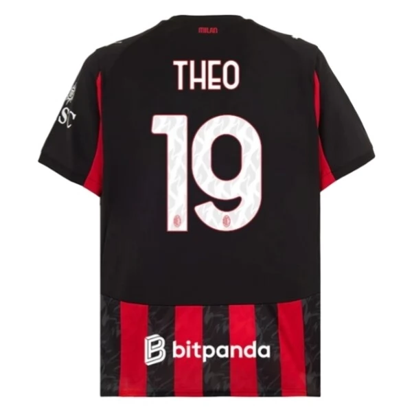 Maglia AC Milan Theo 19 Divisa Prima 2025/26 Maglia AC Milan Theo 19 Divisa Prima 2025/26