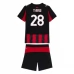 Maglia AC Milan Thiaw 28 Bambino Divisa Prima 2025/26 Maglia AC Milan Thiaw 28 Bambino Divisa Prima 2025/26