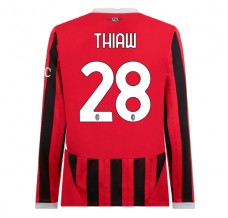 Maglia AC Milan Thiaw 28 Divisa Prima 2024/25 Manica Lunga