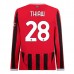 Maglia AC Milan Thiaw 28 Divisa Prima 2024/25 Manica Lunga