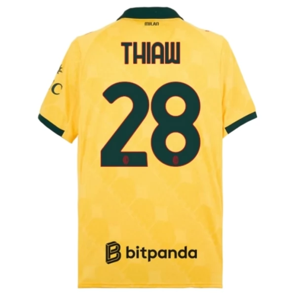 Maglia AC Milan Thiaw 28 Divisa Terza 2025/26 Maglia AC Milan Thiaw 28 Divisa Terza 2025/26
