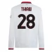 Maglia AC Milan Thiaw 28 Divisa Trasferta 2024/25 Manica Lunga
