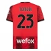 Maglia AC Milan Tomori 23 Divisa Prima 2023/24