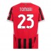 Maglia AC Milan Tomori 23 Divisa Prima 2024/25