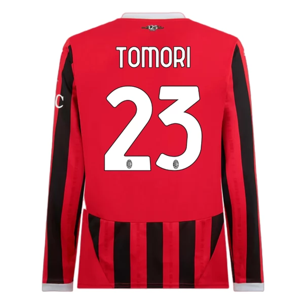 Maglia AC Milan Tomori 23 Divisa Prima 2024/25 Manica Lunga Maglia AC Milan Tomori 23 Divisa Prima 2024/25 Manica Lunga