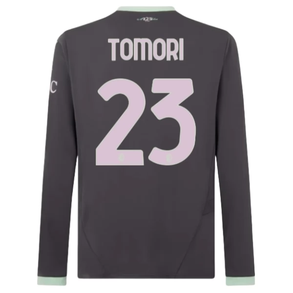 Maglia AC Milan Tomori 23 Divisa Terza 2024/25 Manica Lunga Maglia AC Milan Tomori 23 Divisa Terza 2024/25 Manica Lunga