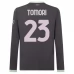 Maglia AC Milan Tomori 23 Divisa Terza 2024/25 Manica Lunga Maglia AC Milan Tomori 23 Divisa Terza 2024/25 Manica Lunga