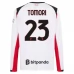 Maglia AC Milan Tomori 23 Divisa Trasferta 2025/26 Manica Lunga