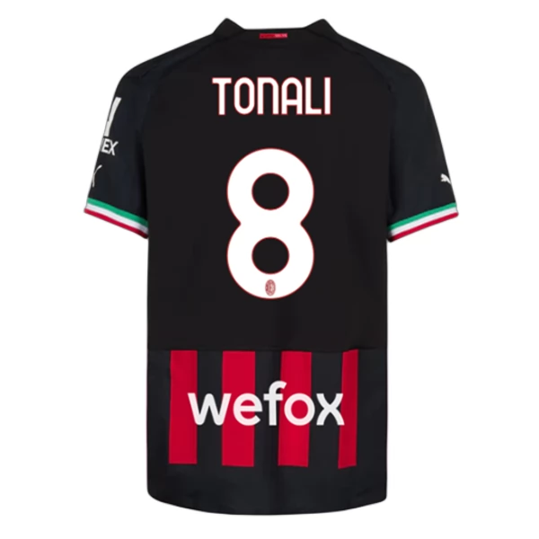 Maglia AC Milan Tonali 8 Divisa Prima 2022/23 Maglia AC Milan Tonali 8 Divisa Prima 2022/23