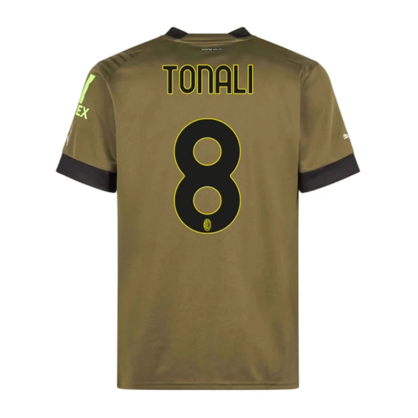Maglia AC Milan Tonali 8 Divisa Terza 2022/23 Maglia AC Milan Tonali 8 Divisa Terza 2022/23