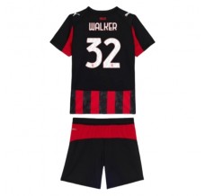 Maglia AC Milan Walker 32 Bambino Divisa Prima 2025/26
