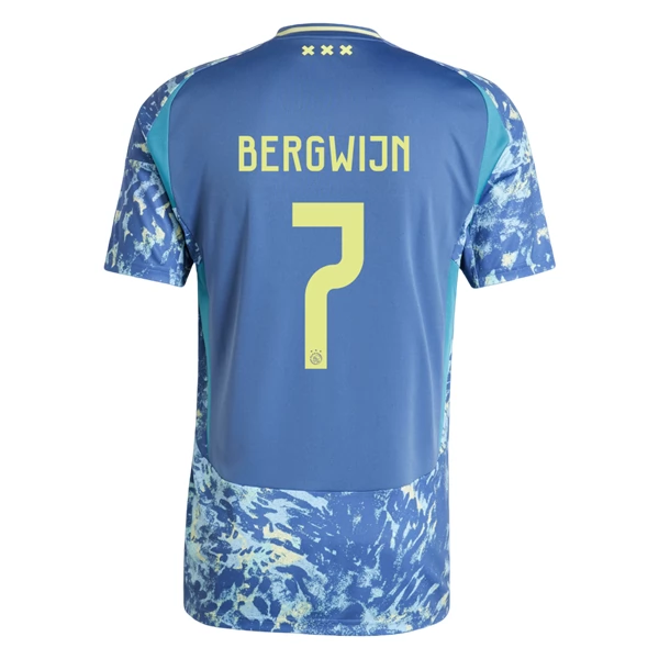 Maglia Ajax Amsterdam Bergwijn 7 Divisa Trasferta 2024/25 Maglia Ajax Amsterdam Bergwijn 7 Divisa Trasferta 2024/25