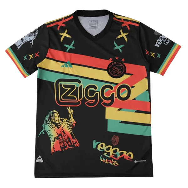 Maglia Ajax Amsterdam Divisa Prima Limited Edition Bob Marley 2023/24 Maglia Ajax Amsterdam Divisa Prima Limited Edition Bob Marley 2023/24