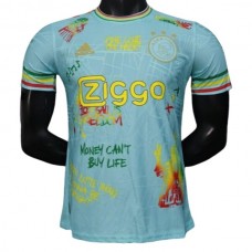 Maglia Ajax Amsterdam Divisa Prima Special Edition Bob Marley Blue 2025/26