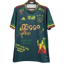 Maglia Ajax Amsterdam Divisa Prima Special Edition Bob Marley Green 2025/26 Maglia Ajax Amsterdam Divisa Prima Special Edition Bob Marley Green 2025/26