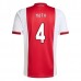 Maglia Ajax Amsterdam Hato 4 Divisa Prima 2025/26