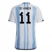 Maglia Argentina Di María 11 Divisa Prima 2022