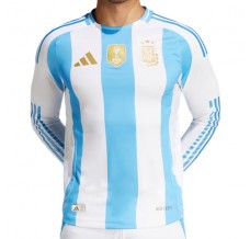 Maglia Argentina Divisa Prima Copa América 2024 Manica Lunga