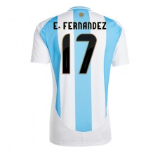 Maglia Argentina E.Fernandez 17 Divisa Prima Copa América 2024