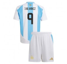 Maglia Argentina J.Alvarez 9 Bambino Divisa Prima Copa América 2024