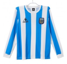 Maglia Argentina Kit Gara Home Retro 1986 Maniche Lunghe
