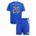 Maglia Argentina Mac Allister 20 Bambino Divisa Trasferta Copa América 2024