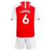 Maglia Arsenal Gabriel 6 Bambino Divisa Prima 2023/24