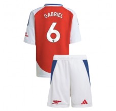 Maglia Arsenal Gabriel 6 Bambino Divisa Prima 2024/25
