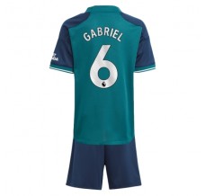 Maglia Arsenal Gabriel 6 Bambino Divisa Terza 2023/24