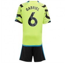 Maglia Arsenal Gabriel 6 Bambino Divisa Trasferta 2023/24
