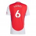 Maglia Arsenal Gabriel 6 Divisa Prima 2024/25