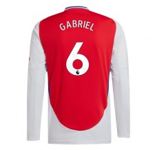 Maglia Arsenal Gabriel 6 Divisa Prima 2024/25 Manica Lunga