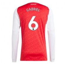 Maglia Arsenal Gabriel 6 Divisa Prima 2025/26 Manica Lunga