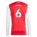 Maglia Arsenal Gabriel 6 Divisa Prima 2025/26 Manica Lunga
