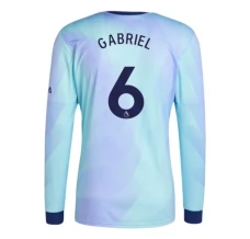 Maglia Arsenal Gabriel 6 Divisa Terza 2024/25 Manica Lunga