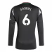 Maglia Arsenal Gabriel 6 Divisa Trasferta 2024/25 Manica Lunga