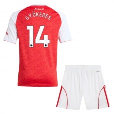 Maglia Arsenal Gyökeres 14 Bambino Divisa Prima 2025/26