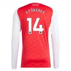 Maglia Arsenal Gyökeres 14 Divisa Prima 2025/26 Manica Lunga