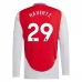 Maglia Arsenal Havertz 29 Divisa Prima 2024/25 Manica Lunga